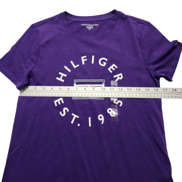 Tommy Hilfiger Women's Graphic Print Short Sleeve Tee Size Small New‎ - Picture 2 of 6